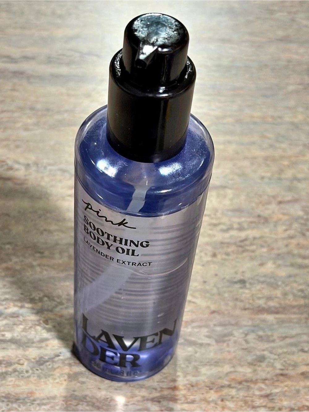 Pink Victoria’s Secret Lavender Soothing Body Oil